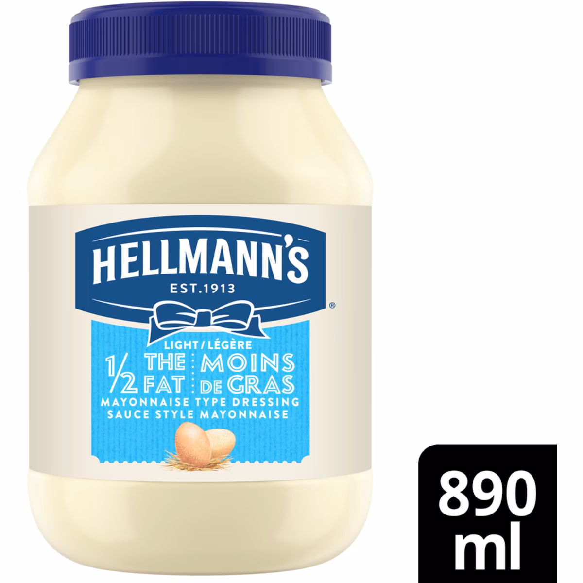 Sauce style mayonnaise légère, demi moins de gras