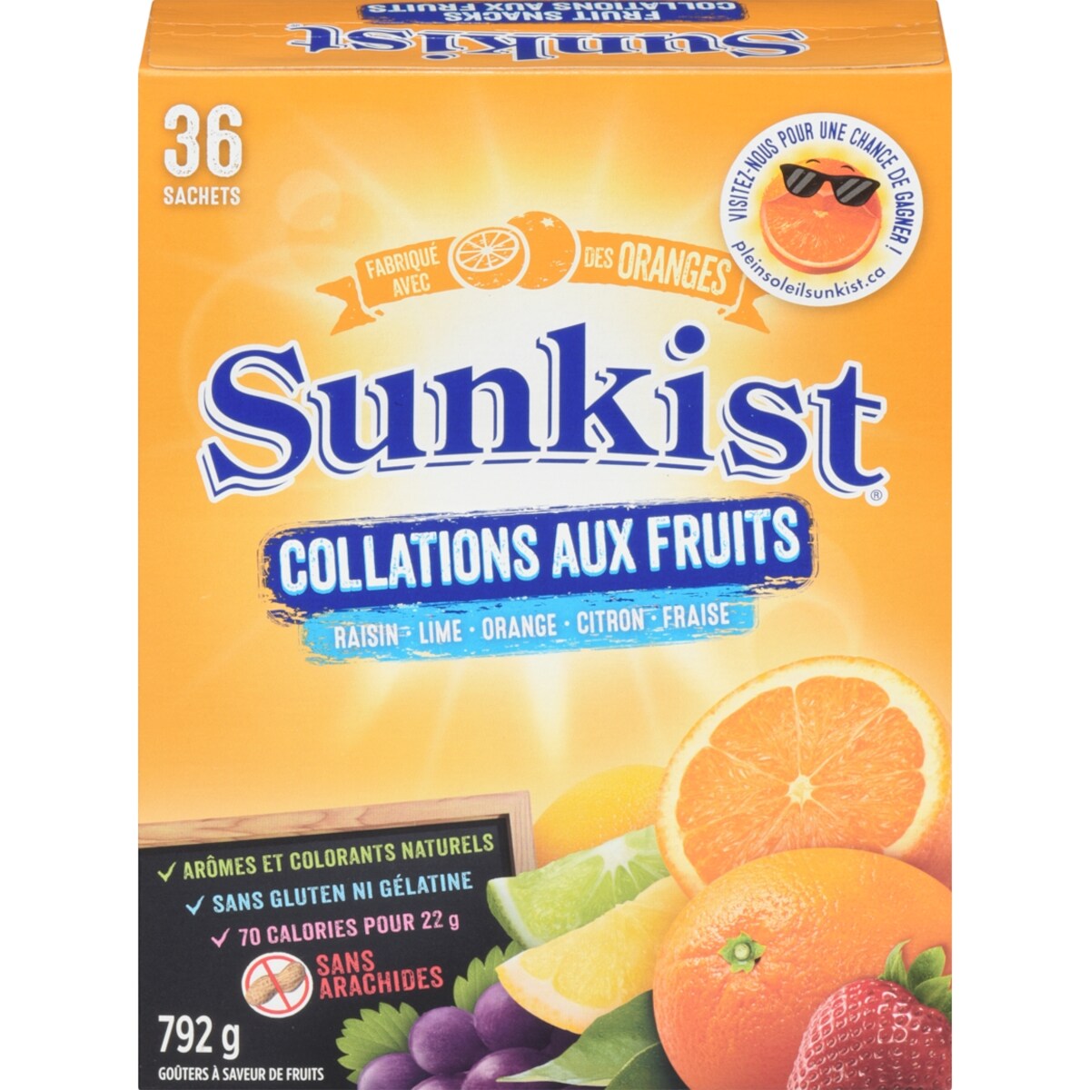 Goûters aux fruits saveurs assorties
