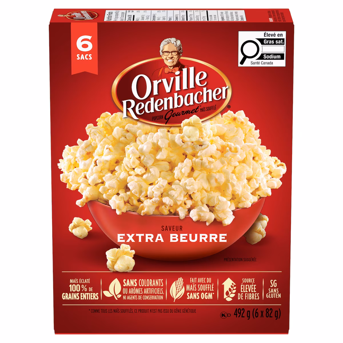 Bol à pop-corn, extra beurré