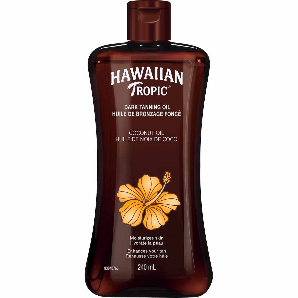 Huile de bronzage foncé