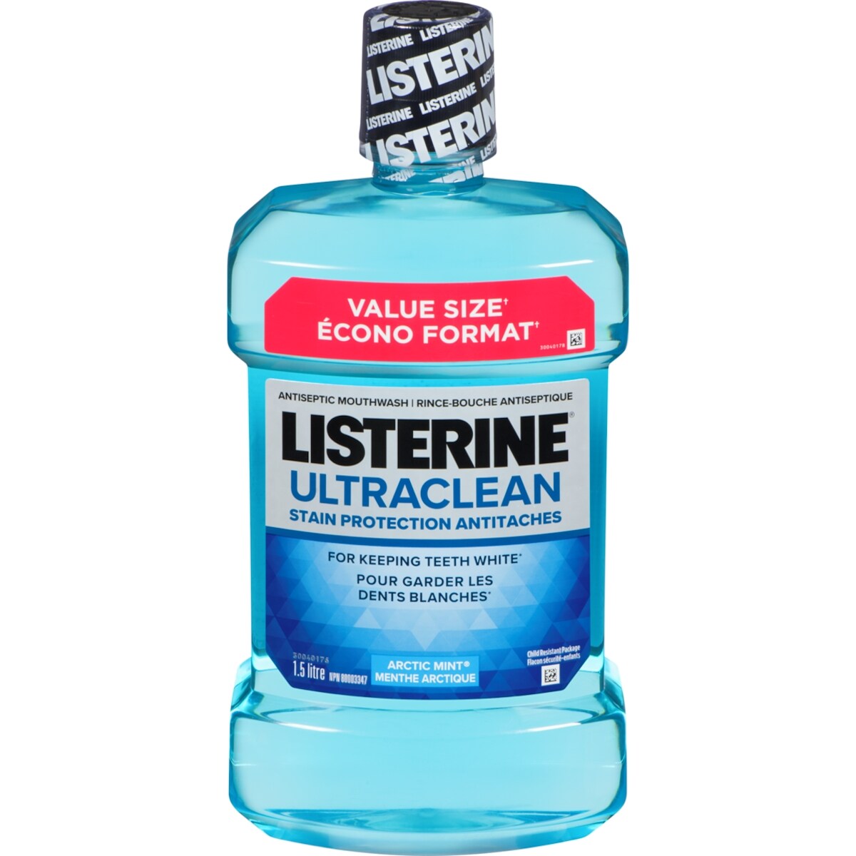 Rince-bouche antiseptique Ultraclean, Protection antitaches, Menthe arctique