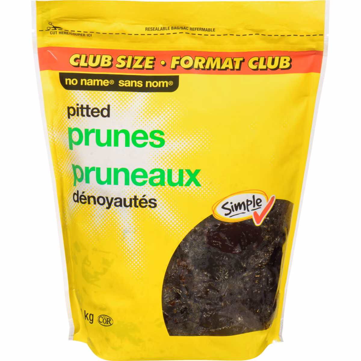 Pruneaux dénoyautés, Format Club