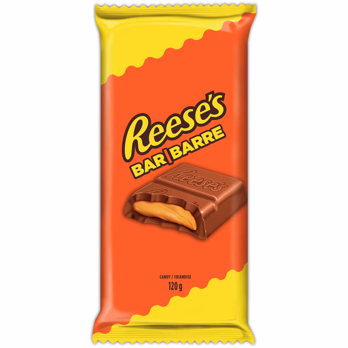 Friandise Barre Beurre d'Arachides Enrobé de Pur Chocolat au Lait
