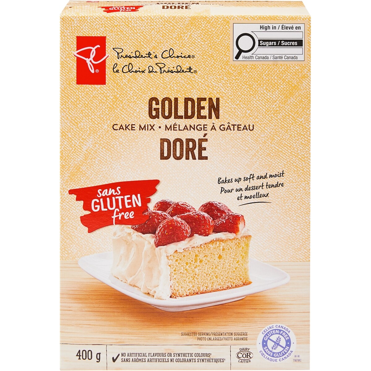 Mélange À Gâteau Doré Sans Gluten