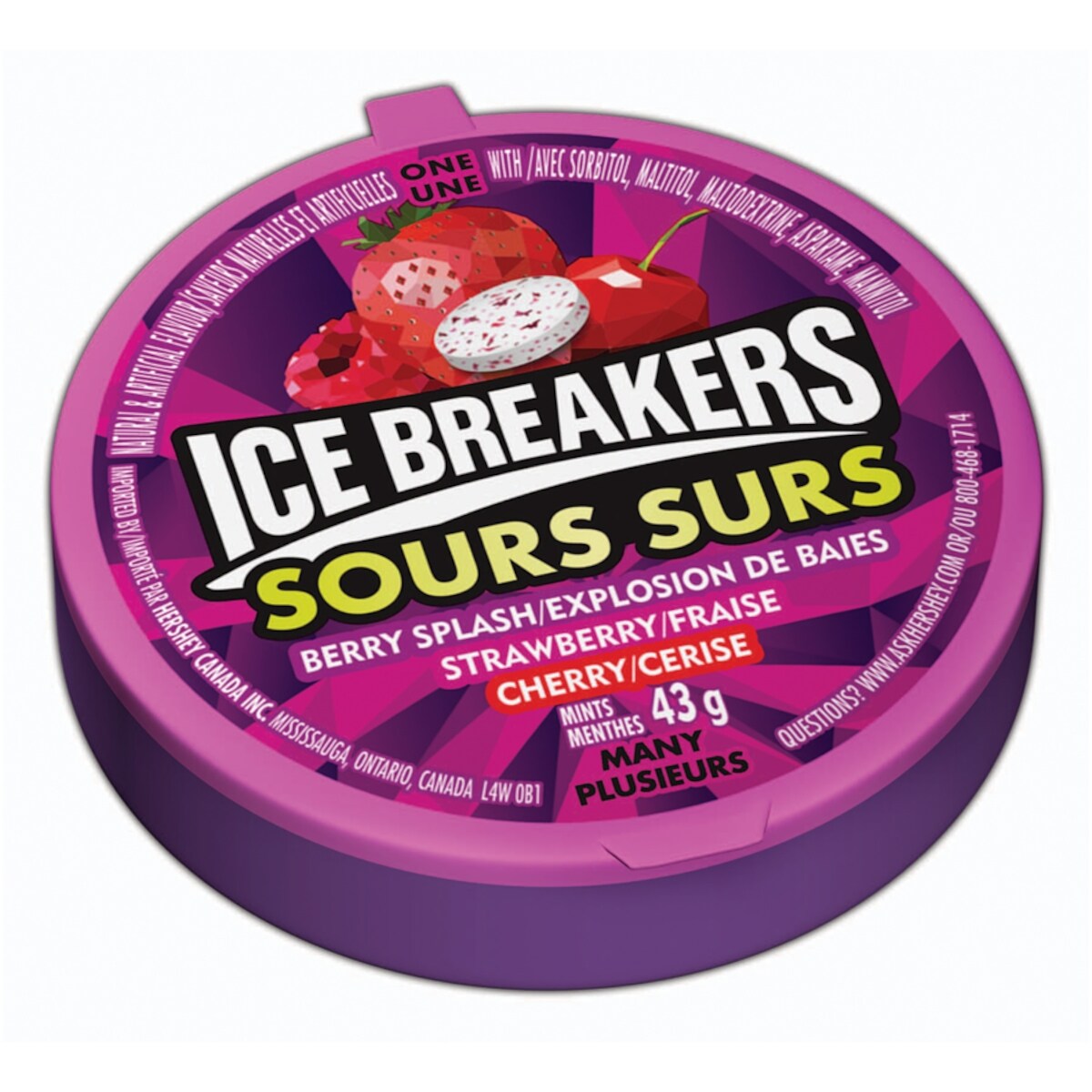 Menthes sures assorties aux baies
