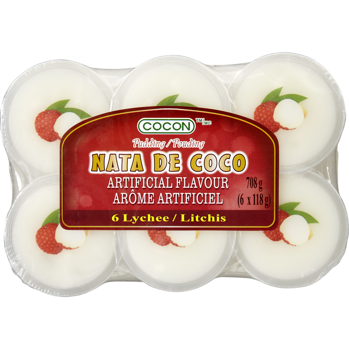 Pouding au litchi