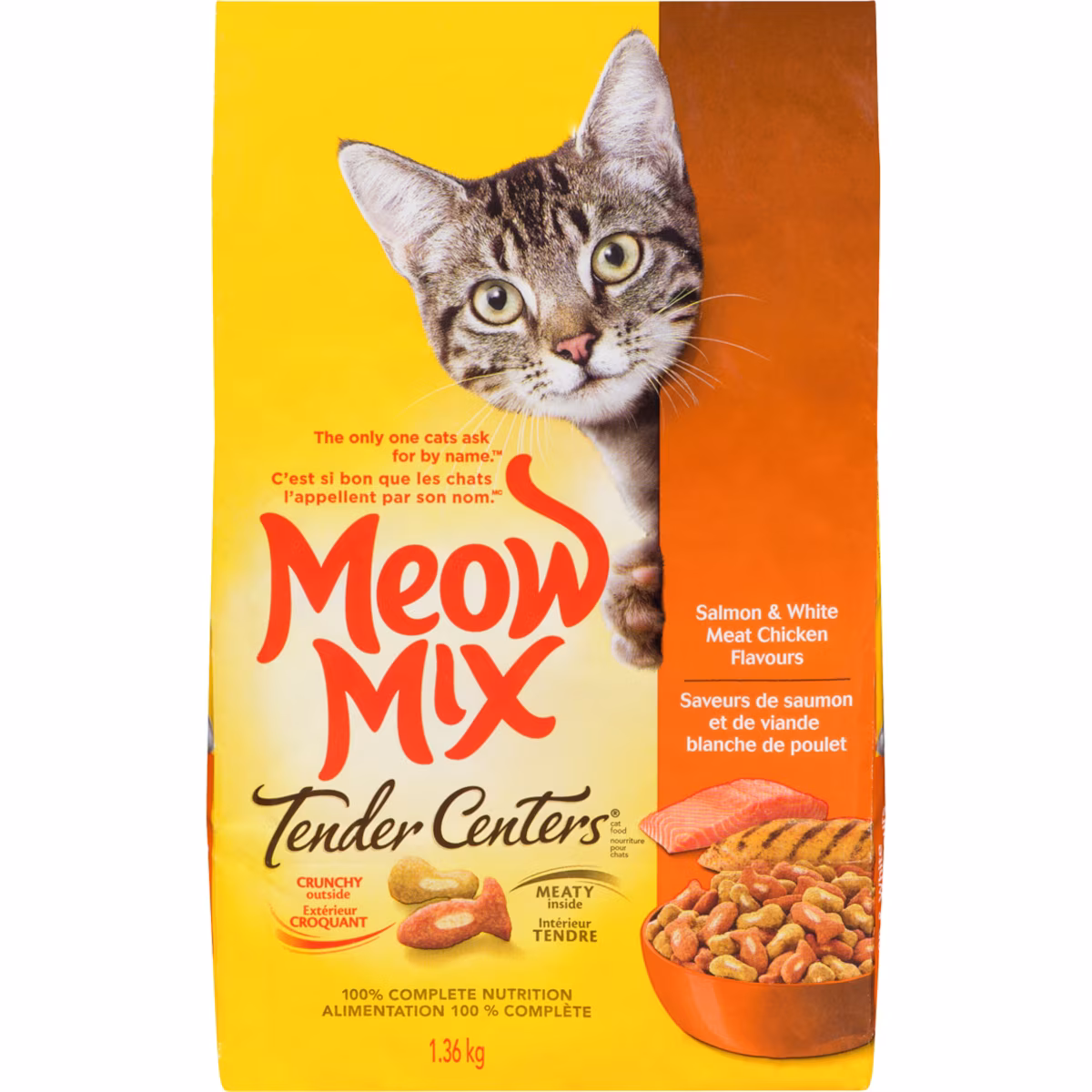 Tender Centers nourriture pour chats saumon et poulet