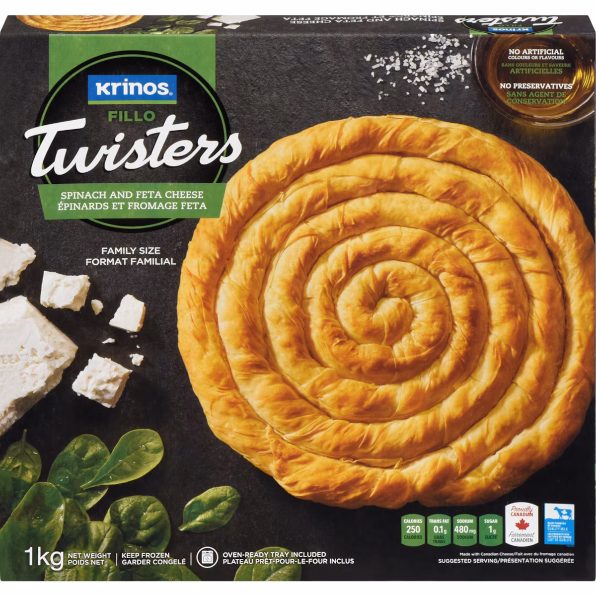 Filo Twisters épinards et féta