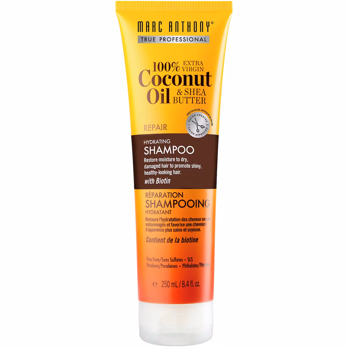 Shampooing hydratant huile de coco et beurre de karité