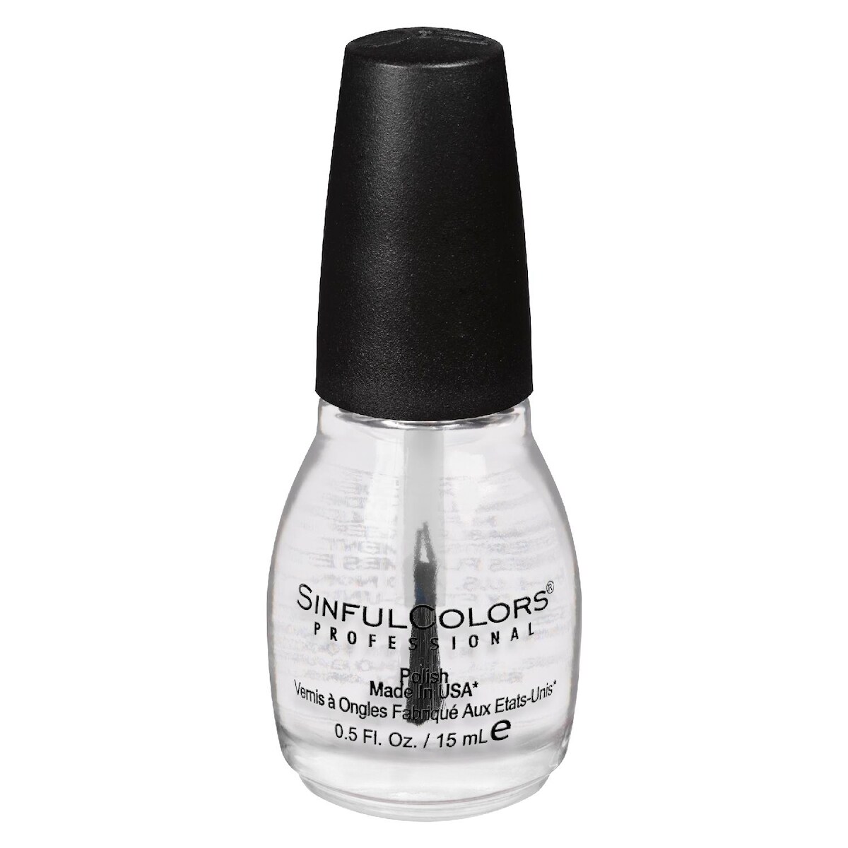 Vernis à ongles SinfulColors, couche transparente