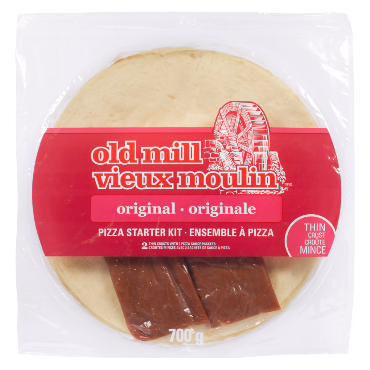 Ensemble à pizza croûte mince 30cm (12po)
