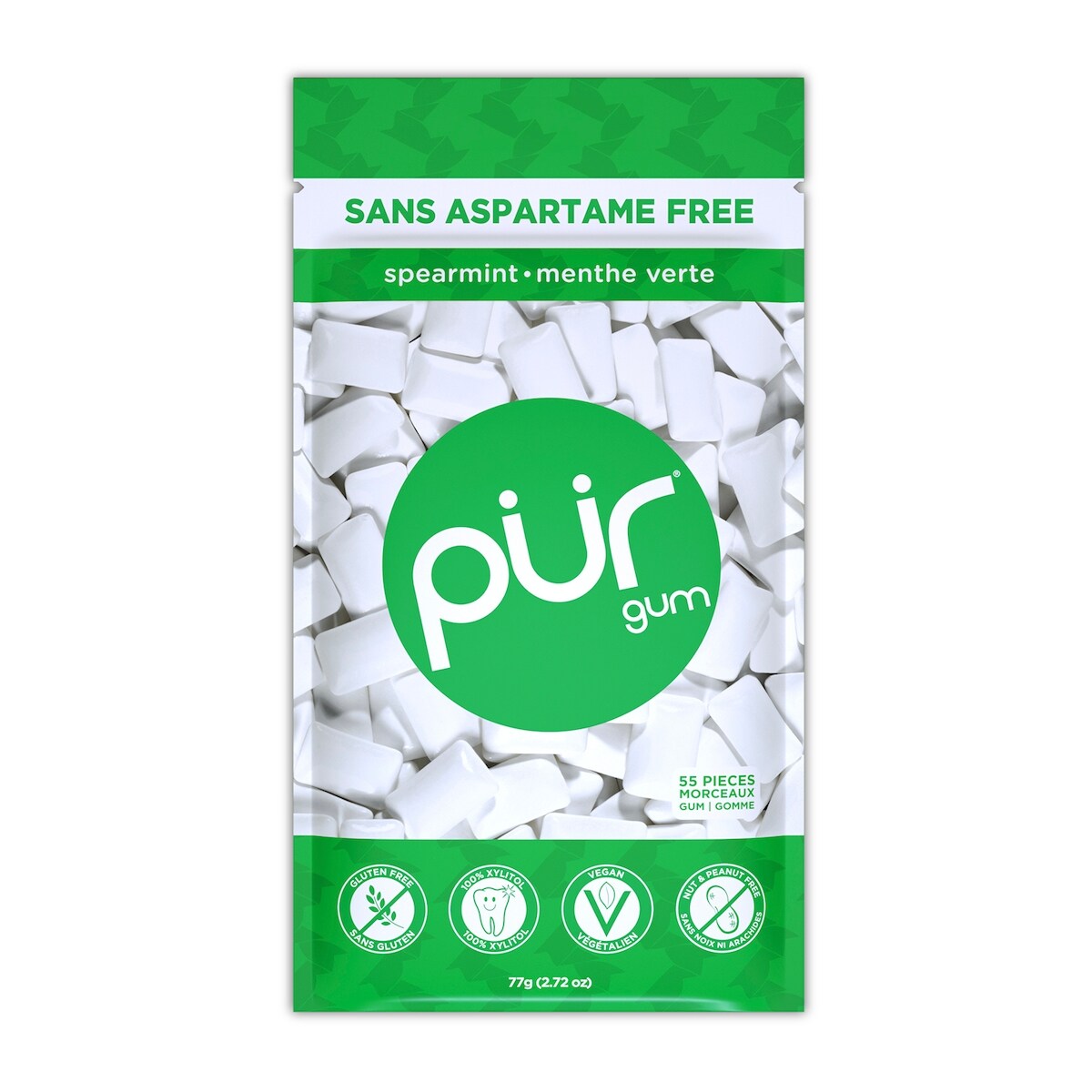 PUR Gum menthe verte