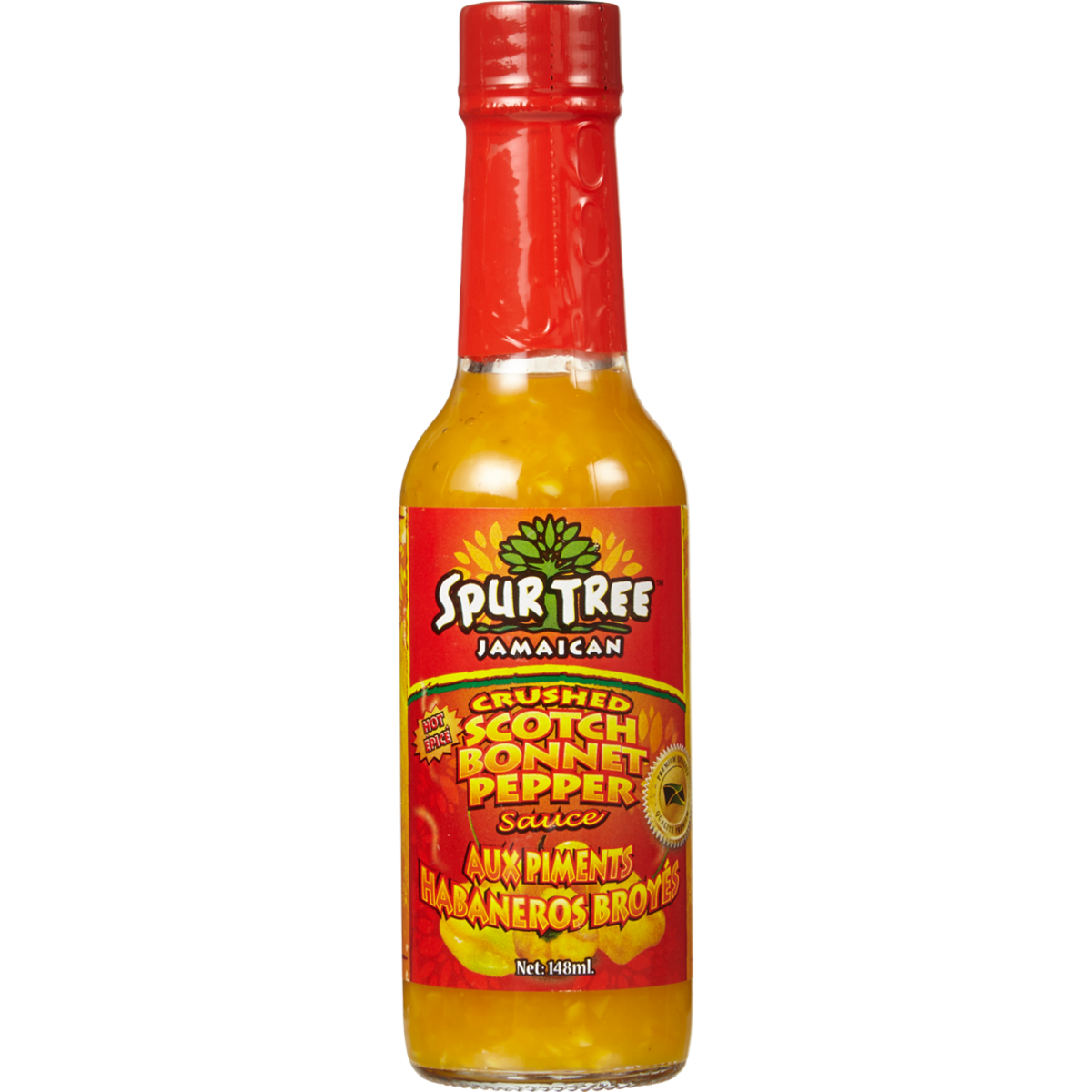 Sauce aux piments Scotch Bonnet broyés