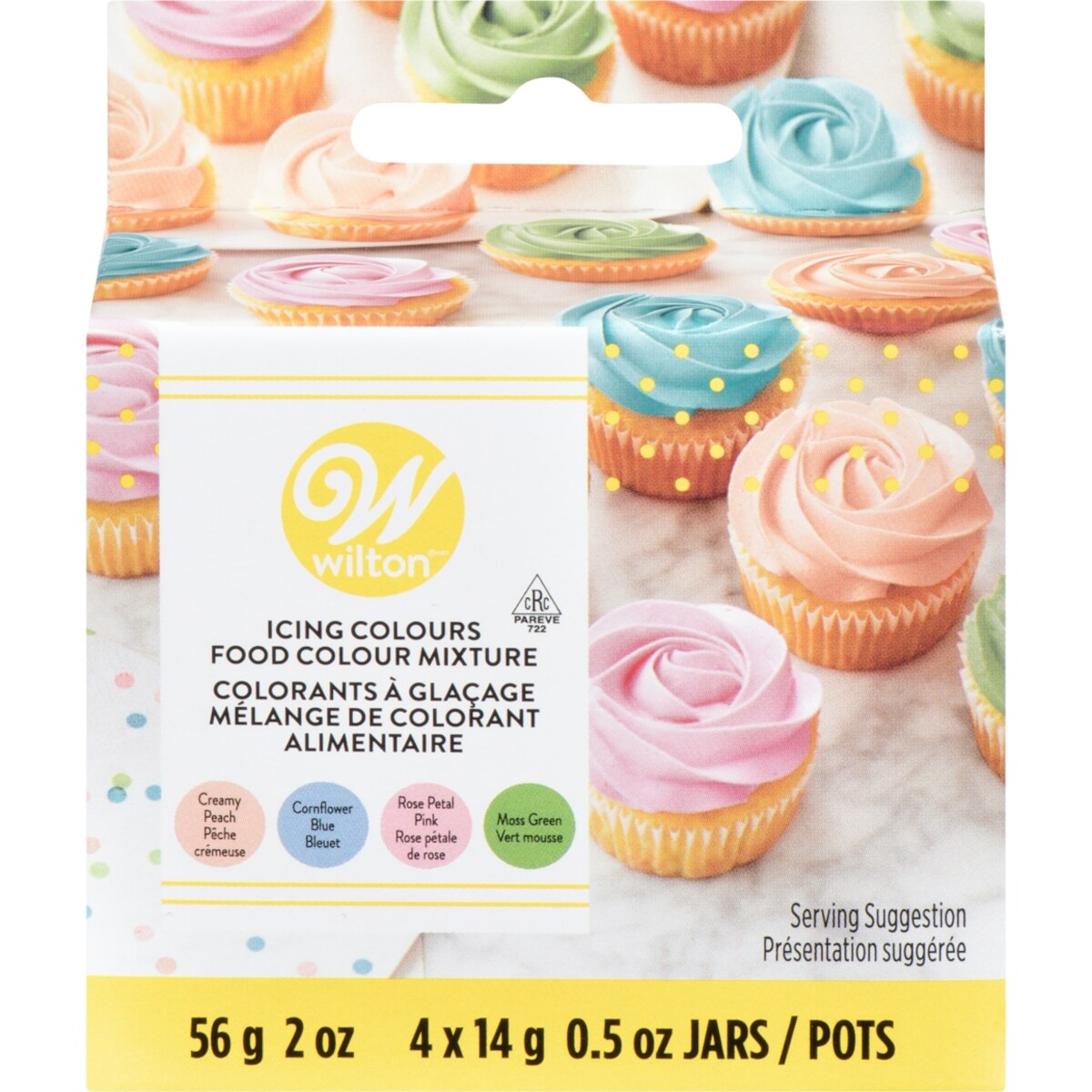 Ensemble de colorants à glacage couleurs pastels