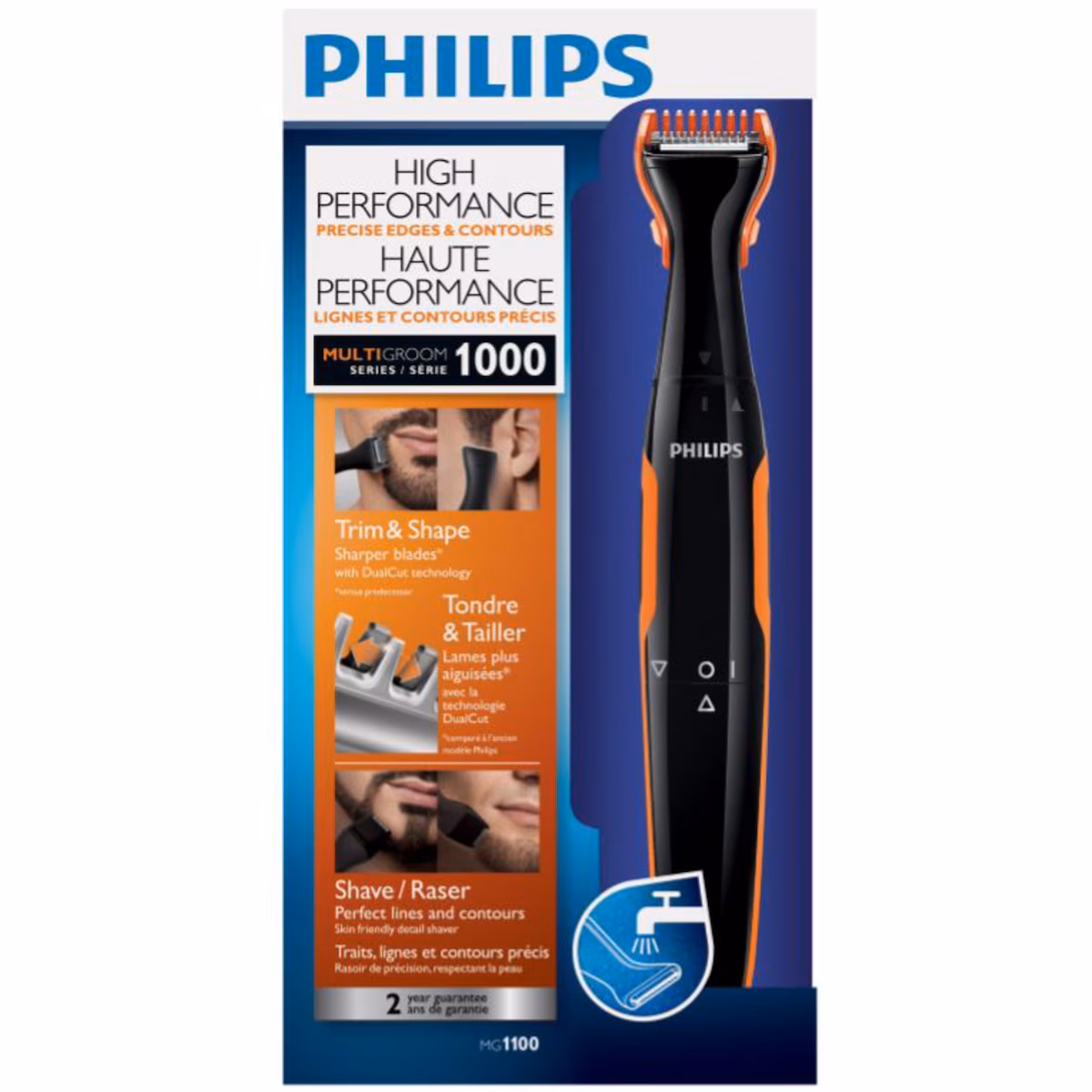 Tondeuse ultra précise pour barbe MG110016