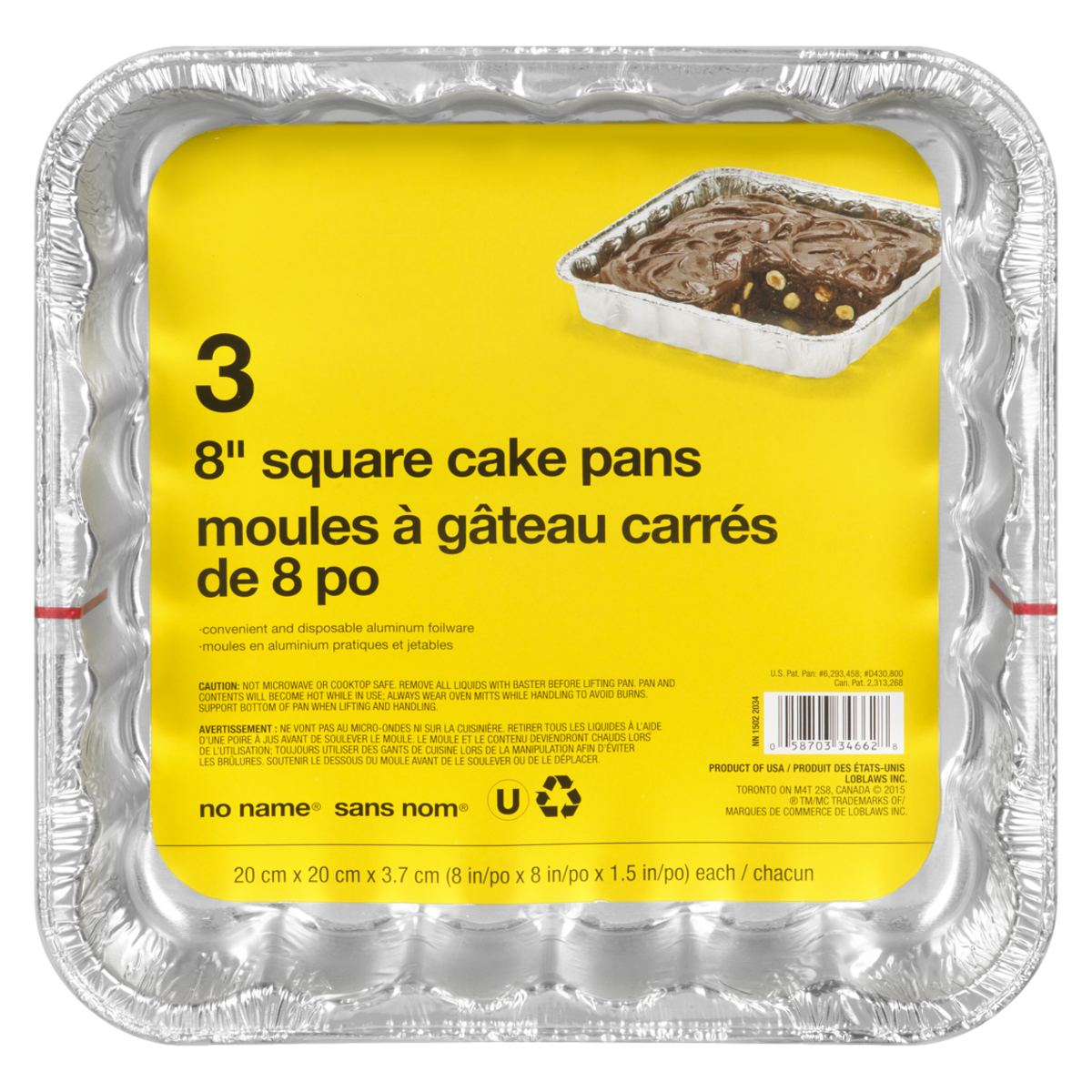 Moules à gâteau carré
