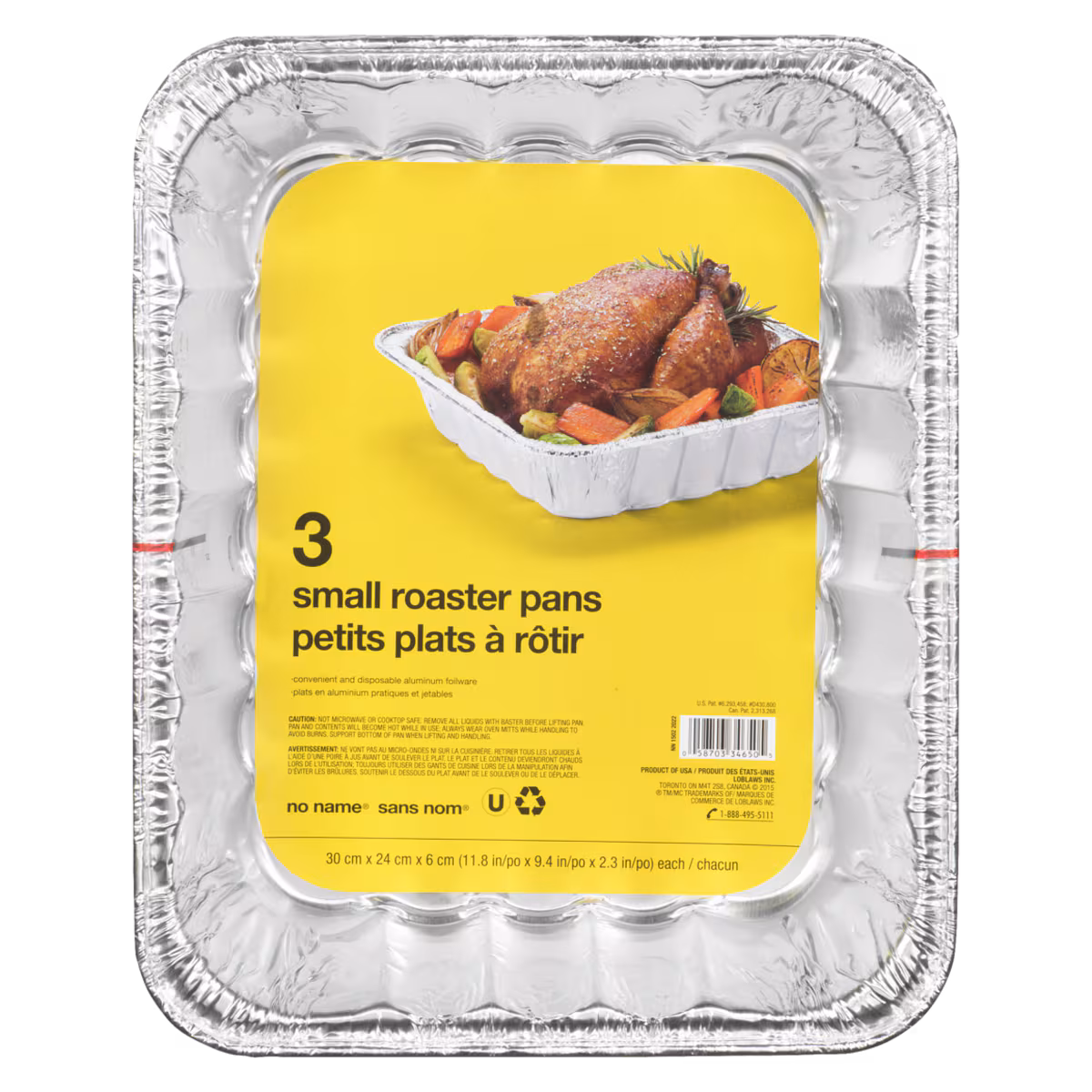 Petits plats à rôtir 3 paquet