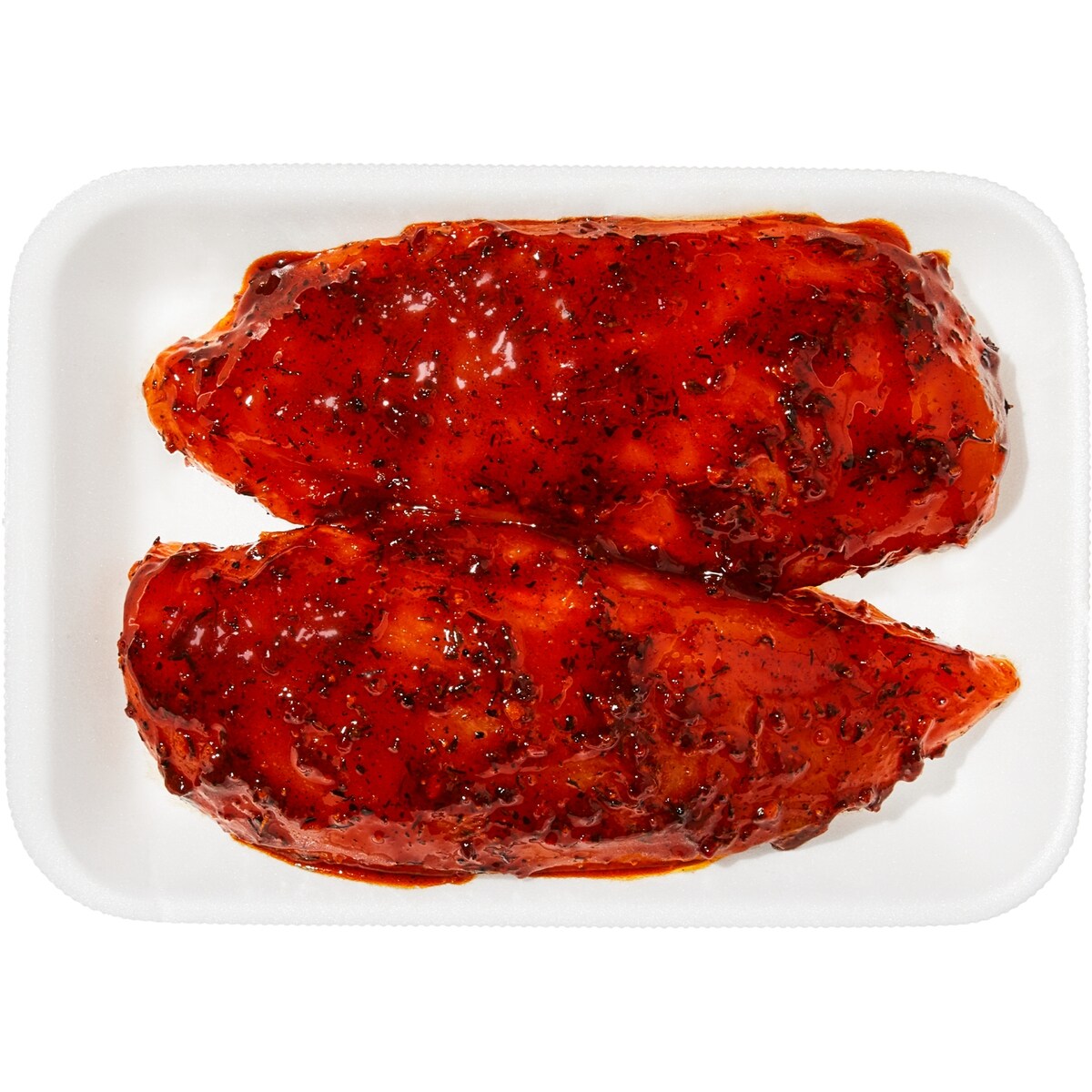 Poitrines de poulet désossées marinées