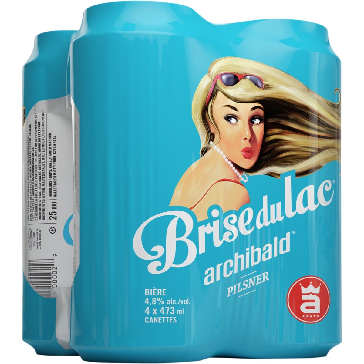 Canettes de bière, Brise du lac (Pièce didentité requise au moment du ramassage)