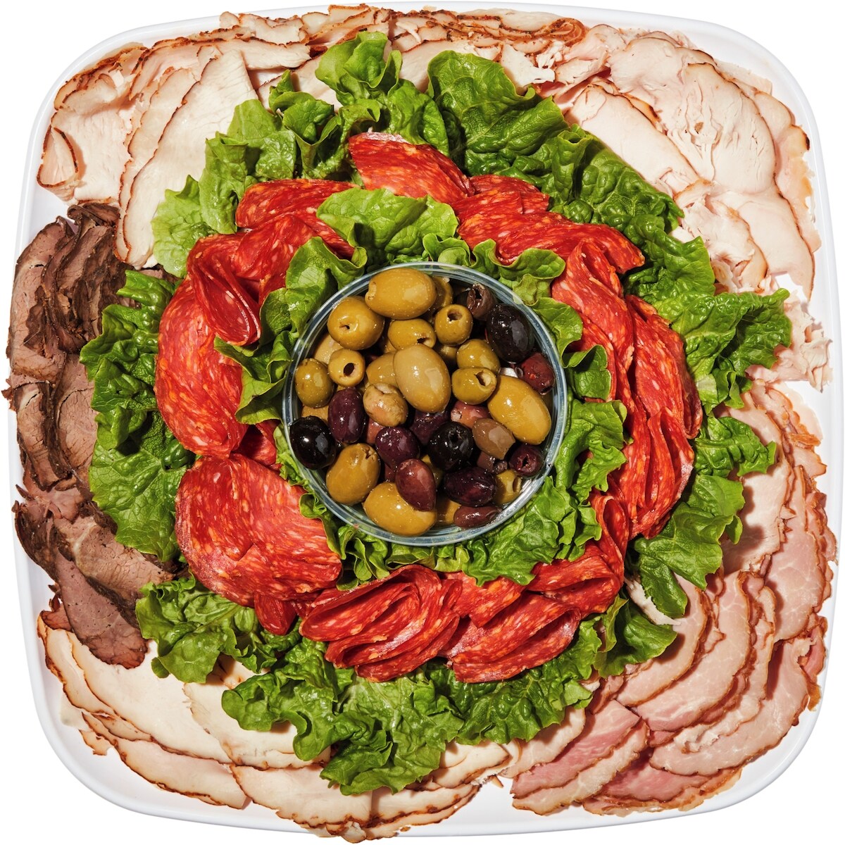 Plateau de viande en tranches de luxe (grand), Avis minimum de 24 heures requis