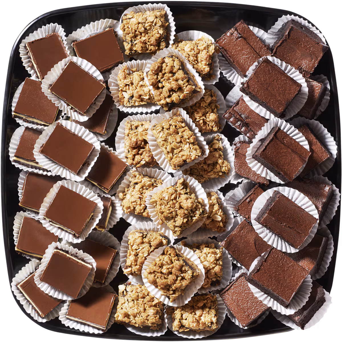 Plateau de carrés sucrés, Avis minimum de 24 heures requis