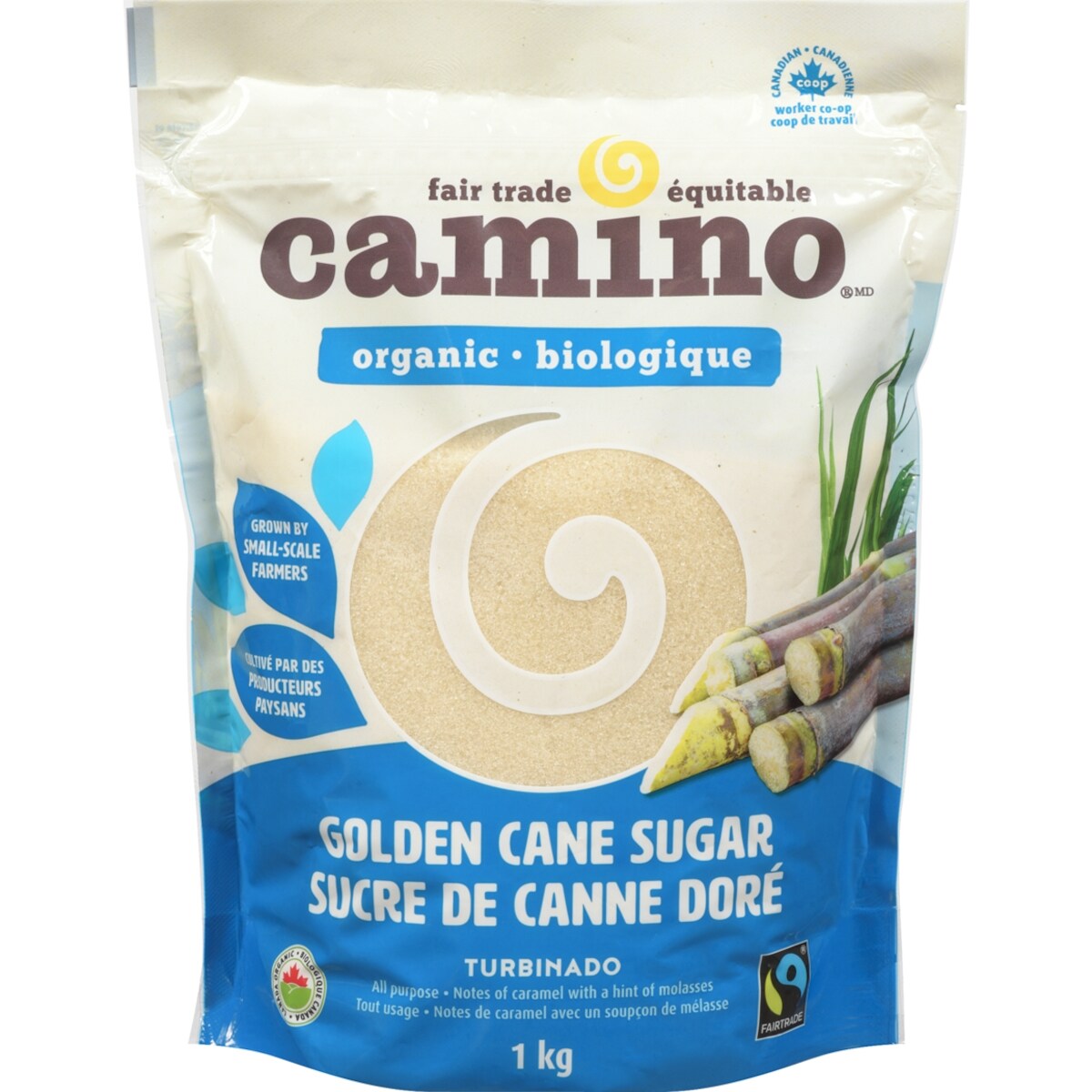 Sucre de canne doré