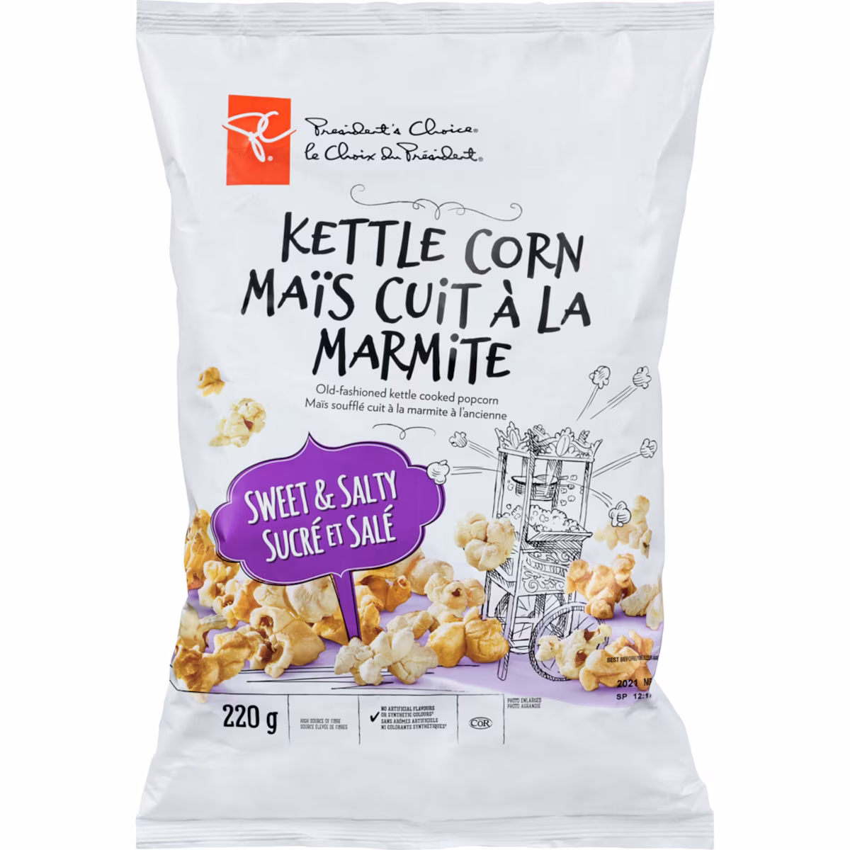 Maïs cuit à la marmite sucré et salé