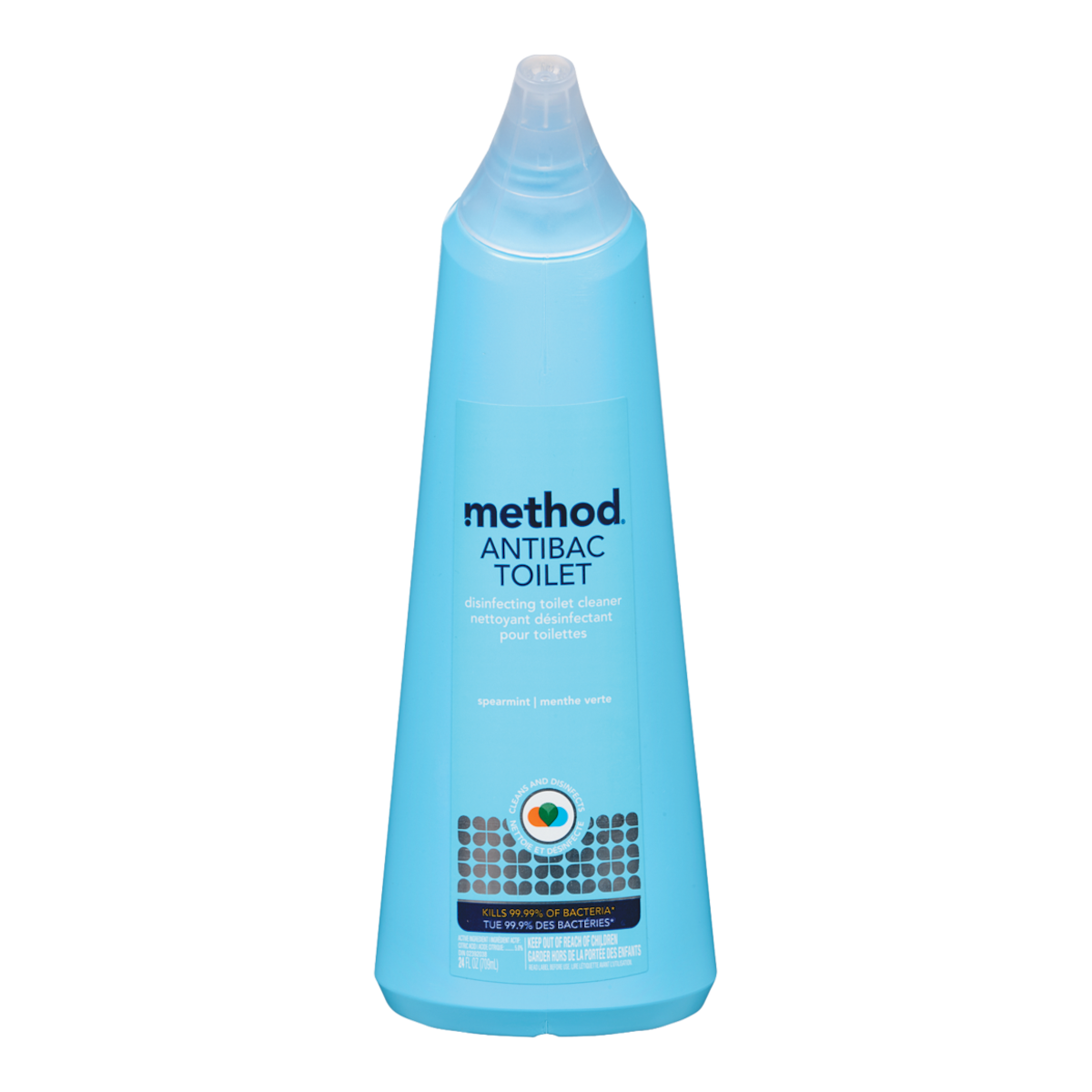Nettoyant antibactérien pour toilettes, Menthe verte