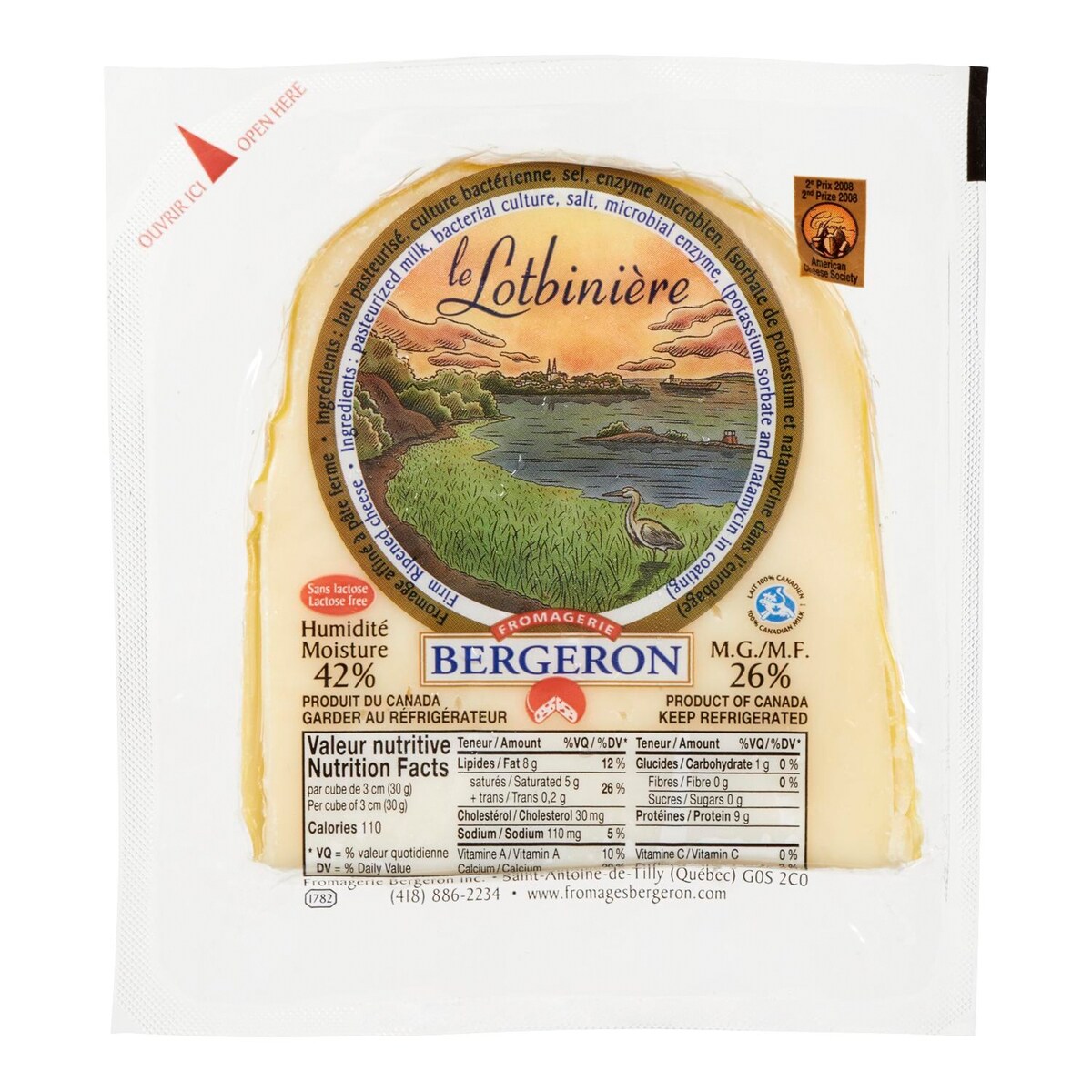 Fromage le lotbinière en pointe