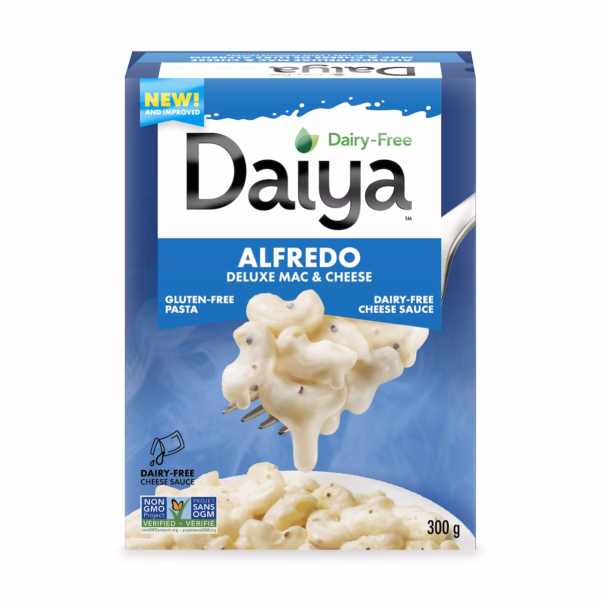 Macaroni au fromage de luxe à base de plantes à saveur d'Alfredo
