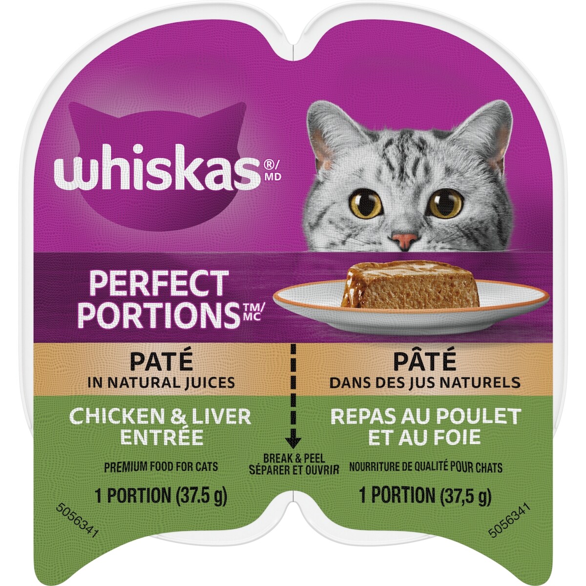 Repas au poulet et au foie PERFECT PORTIONS pâté