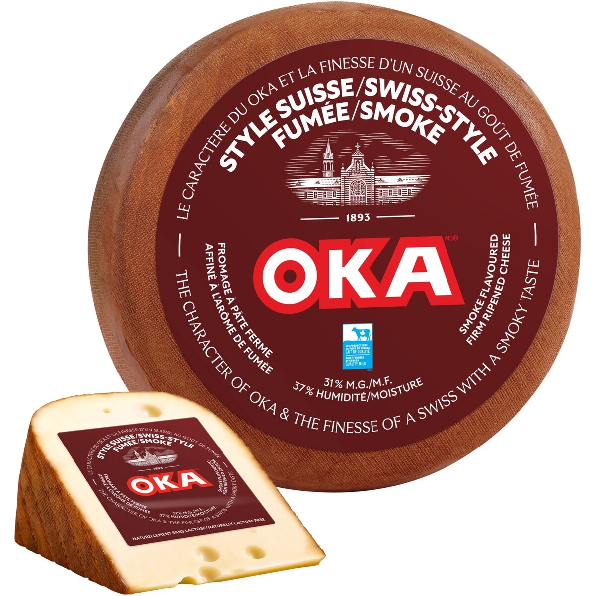 Fromage style suisse fumée
