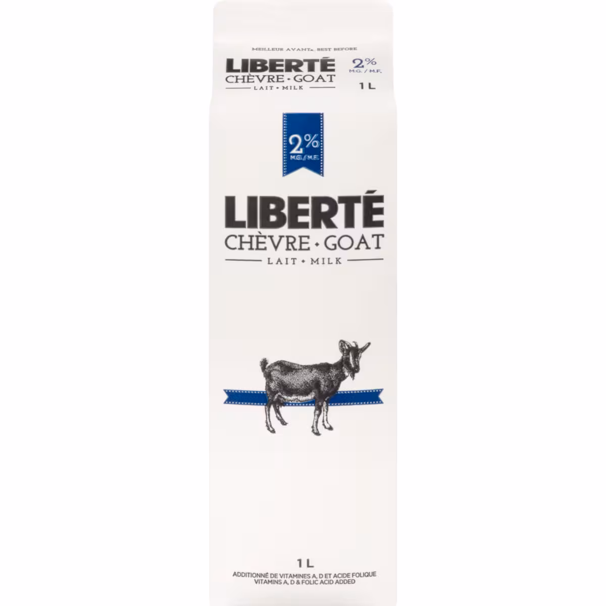 Lait de chèvre 2 % M.G.