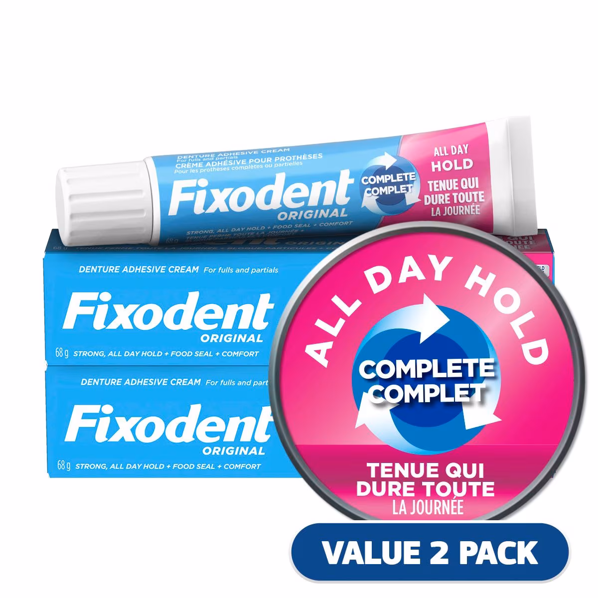 Fixodent Original, paquet double