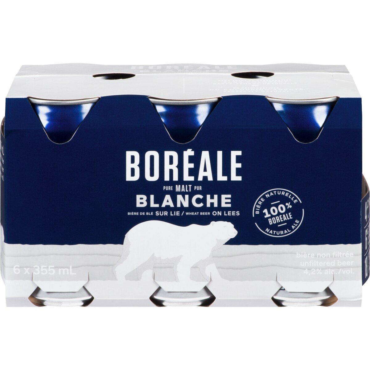 Boréale Bière non Filtré Blanche Bière de Blé Sur Lie (Pièce didentité requise au moment du ramassage)