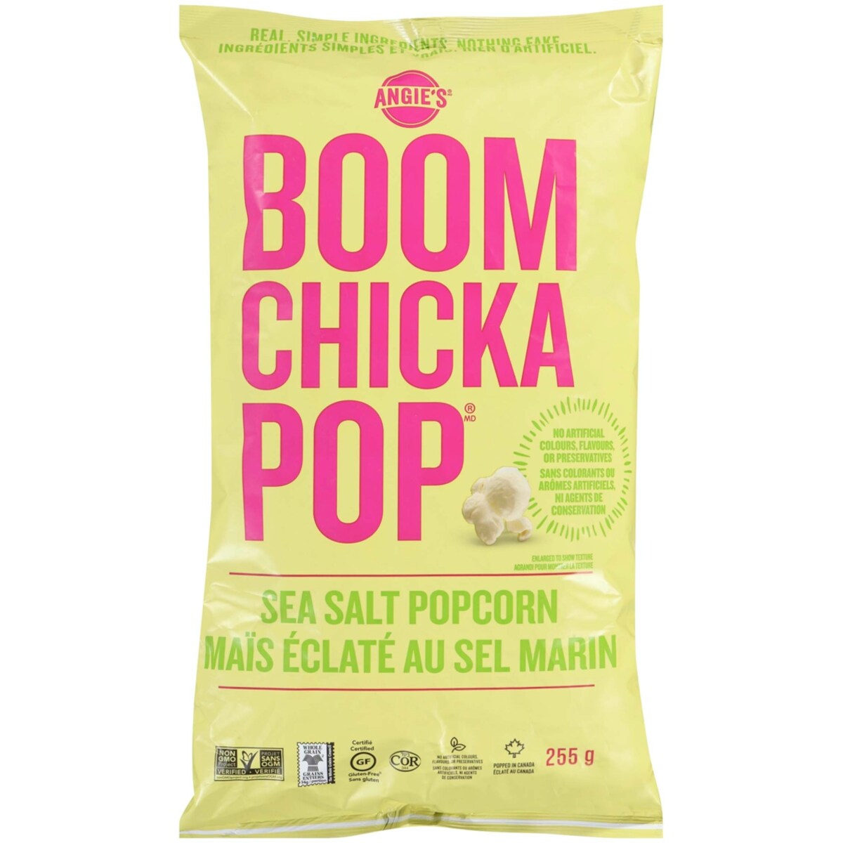 Maïs soufflé Boom Chicka Pop, sel de mer