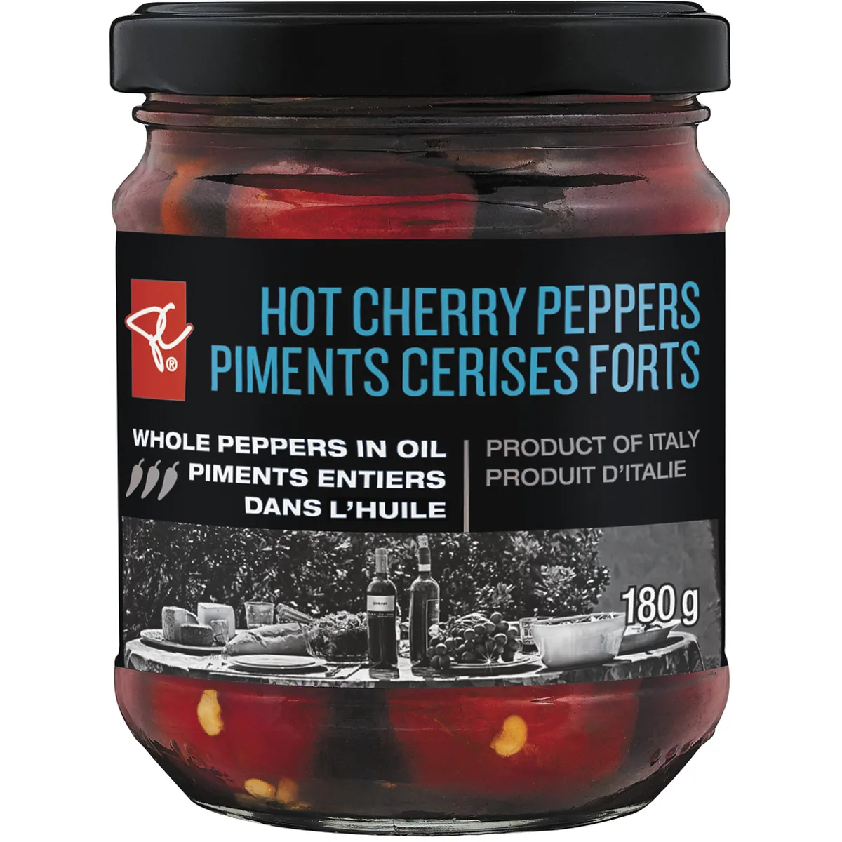 Piments Cerises Forts Piments Entiers Dans LHuile