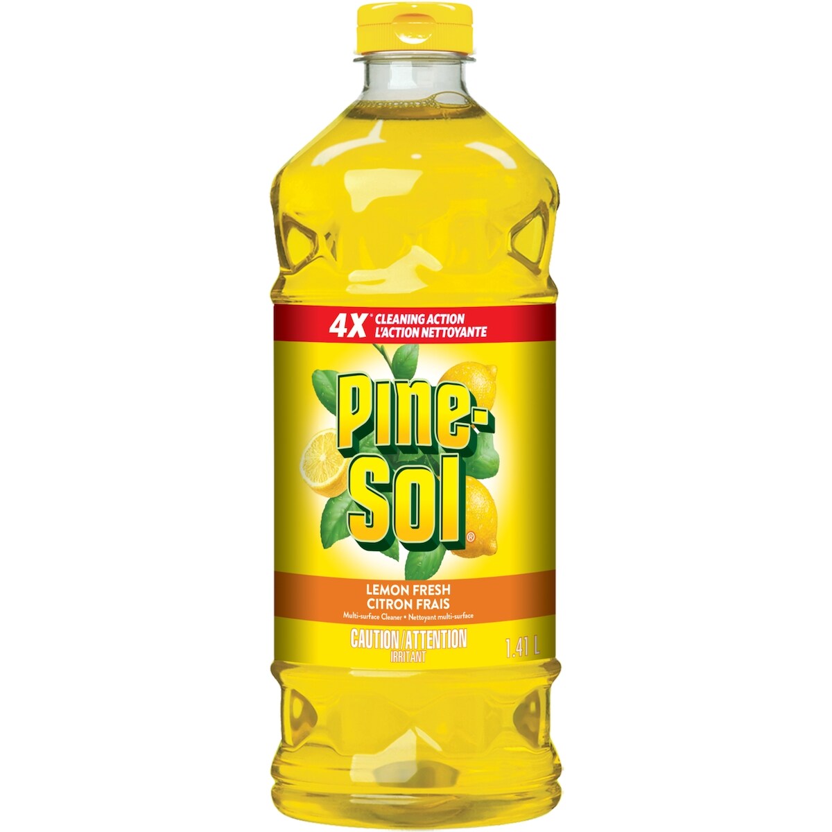 Nettoyant multi-surface  au parfum de citron frais, formule sans éclaboussures, nettoyant et désodorisant multi-surface