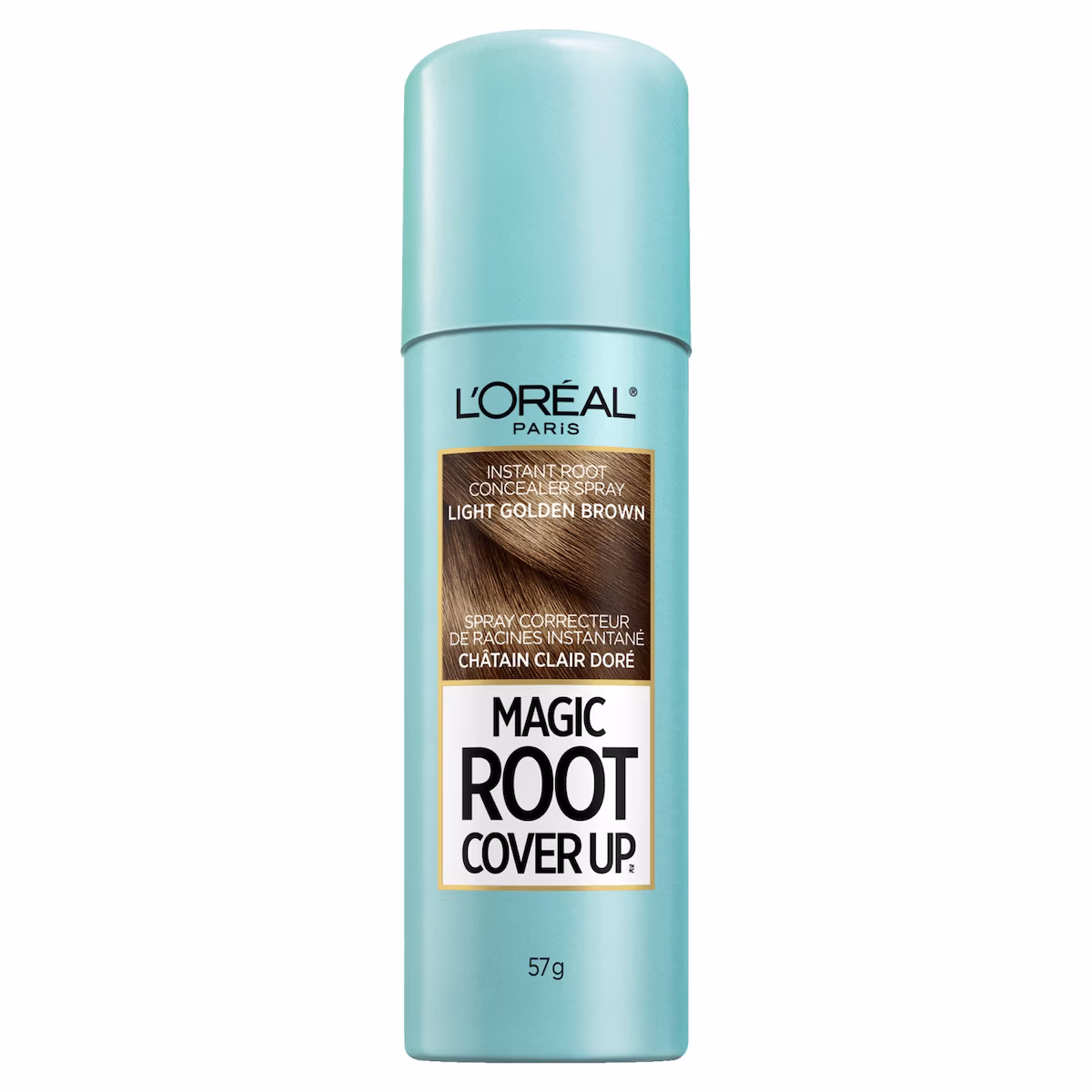 Root Cover Up Spray Temporaire Correcteur de Gris Châtain Clair Doré