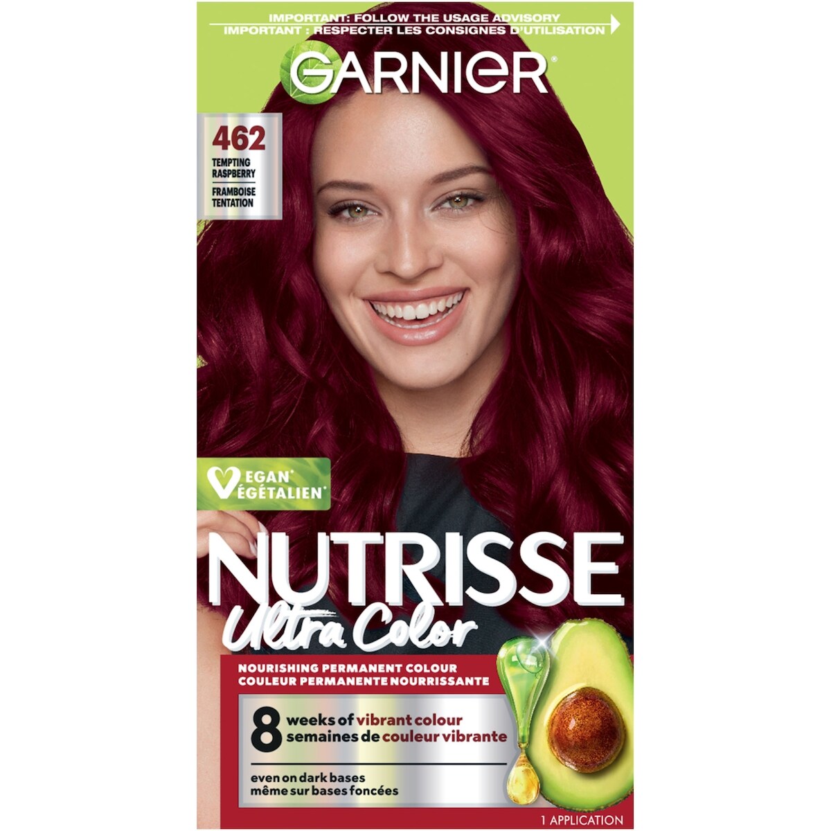 Nutrisse Ultra Color Coloration Permanente, Framboise Tentation