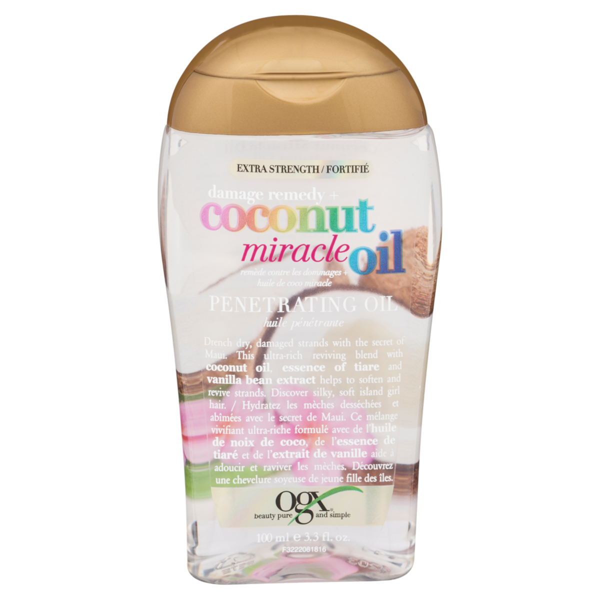 Huile Pénétrante Remède Contre les Dommages + Huile de Coco Miracle