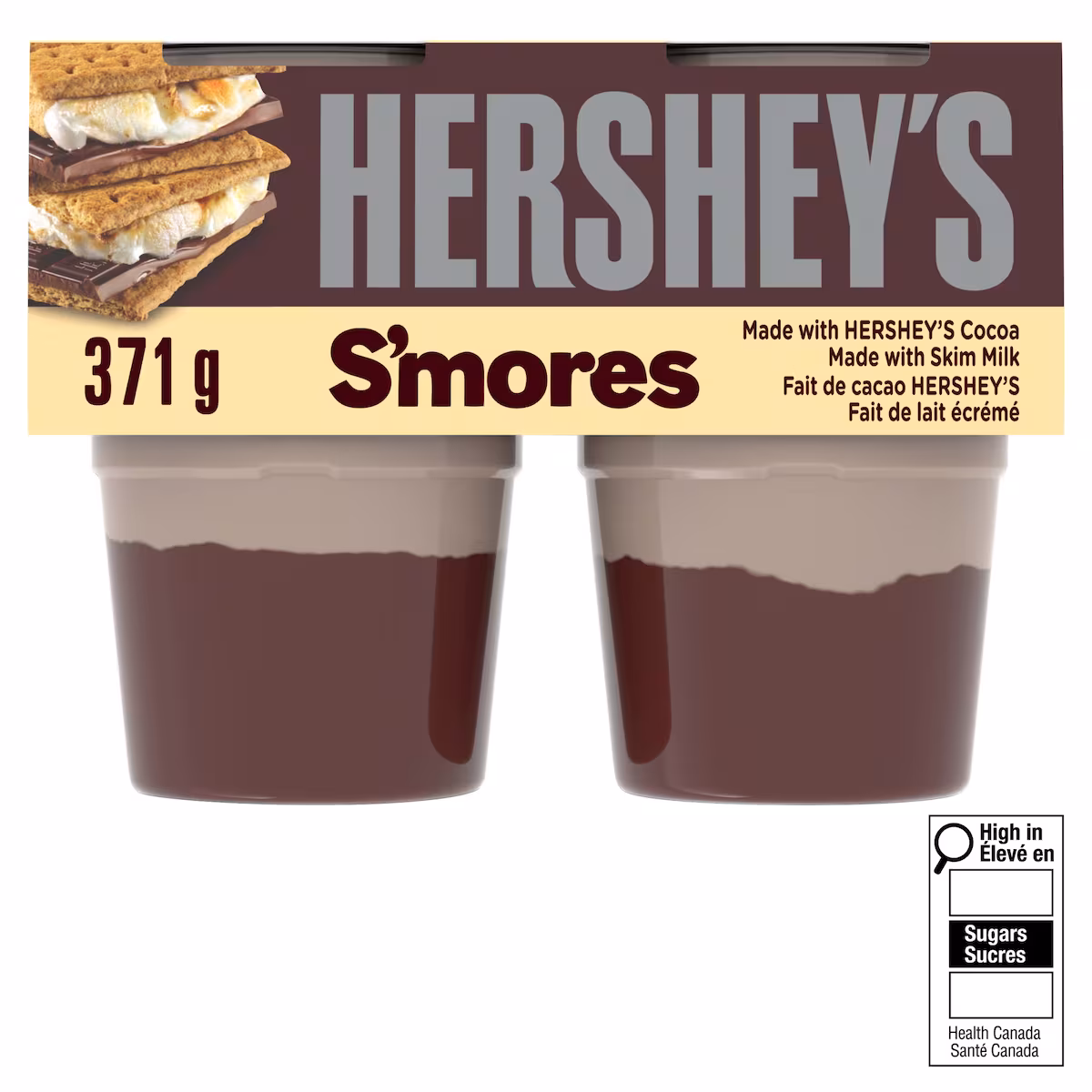 Goûters au pouding hershey's réfrigérés, s'mores (4 coupes)