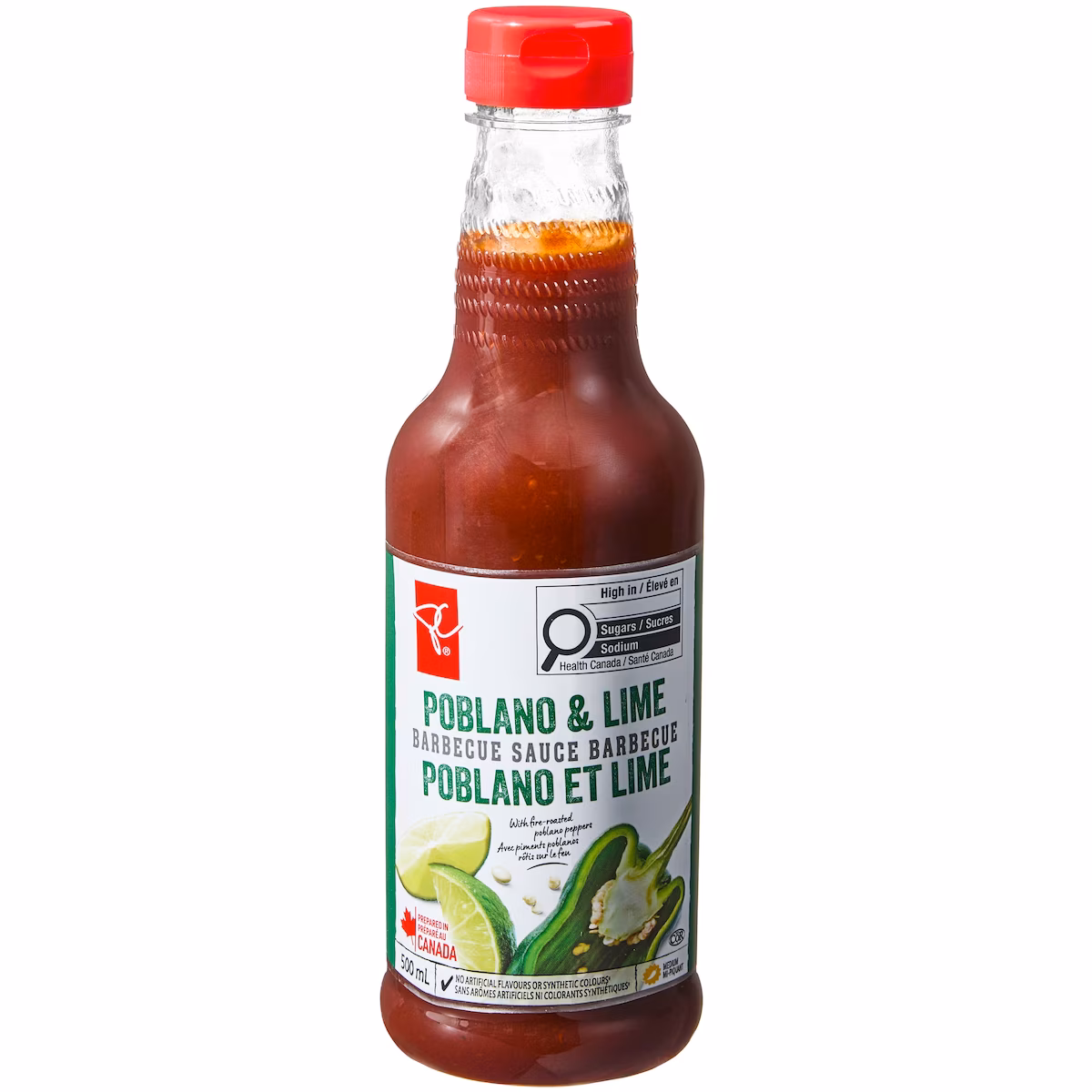 Sauce barbecue, poblano et lime