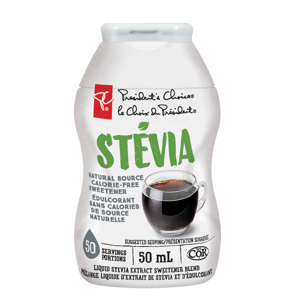 Édulcorant Liquide sans Calorie Stevia de Source Naturelle