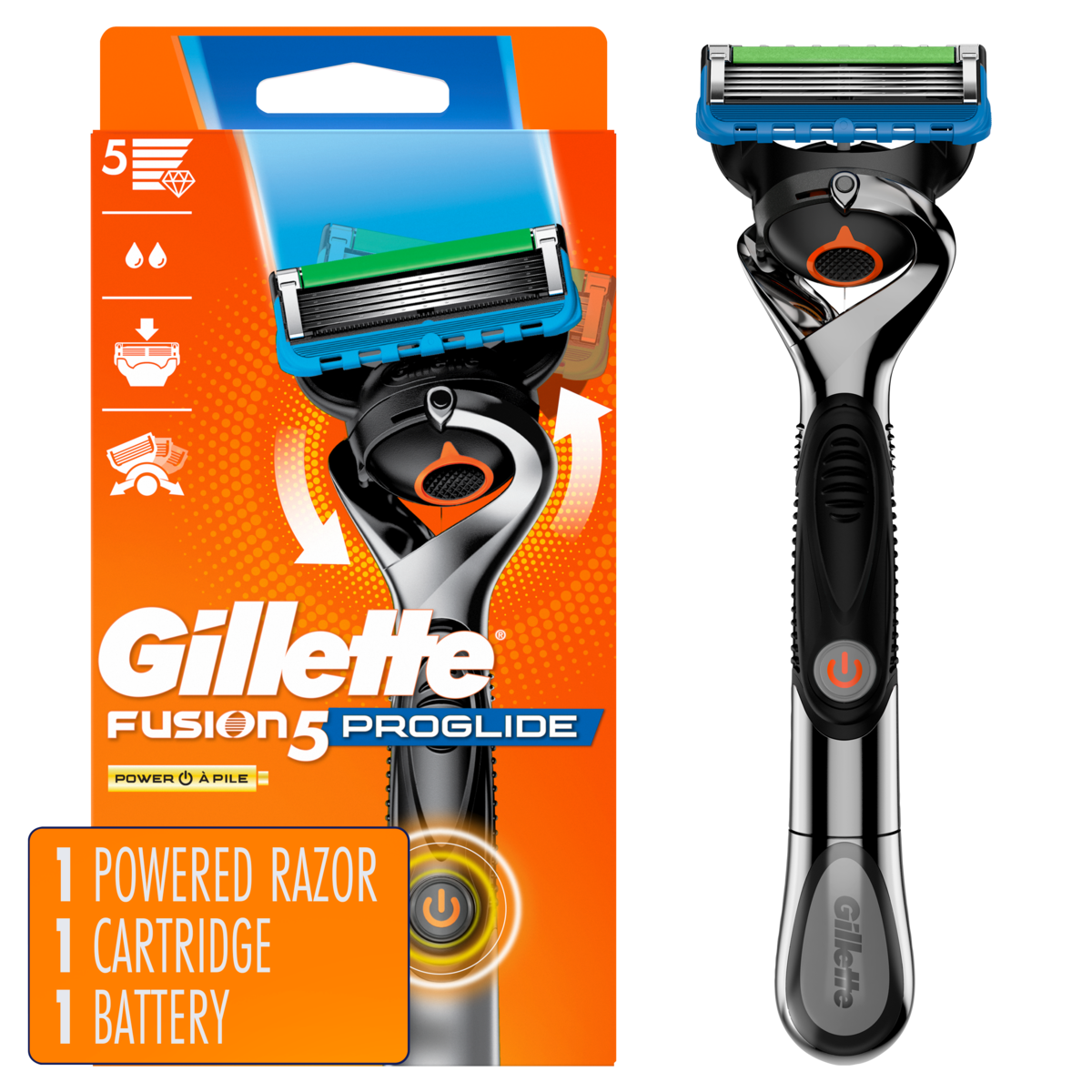 Rasoir Fusion5 ProGlide Power pour hommes