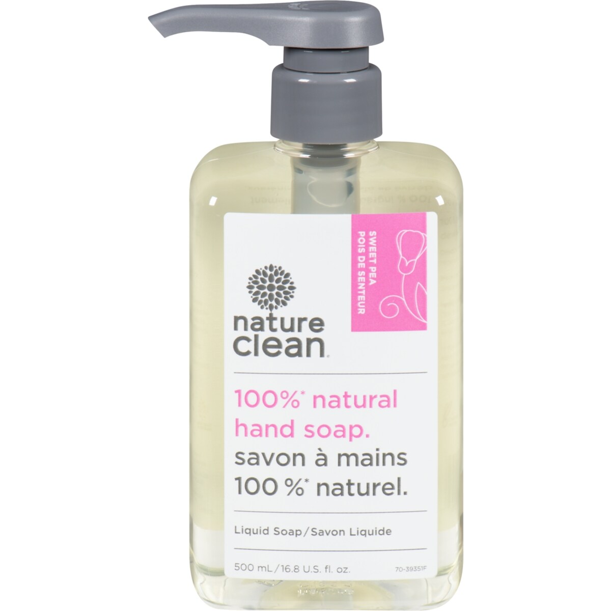 Savon liquide pour les mains, petits pois