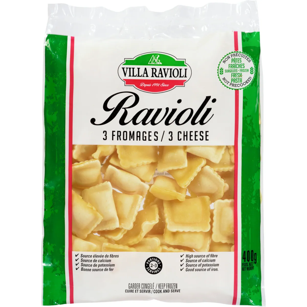 Ravioli 3 Fromages