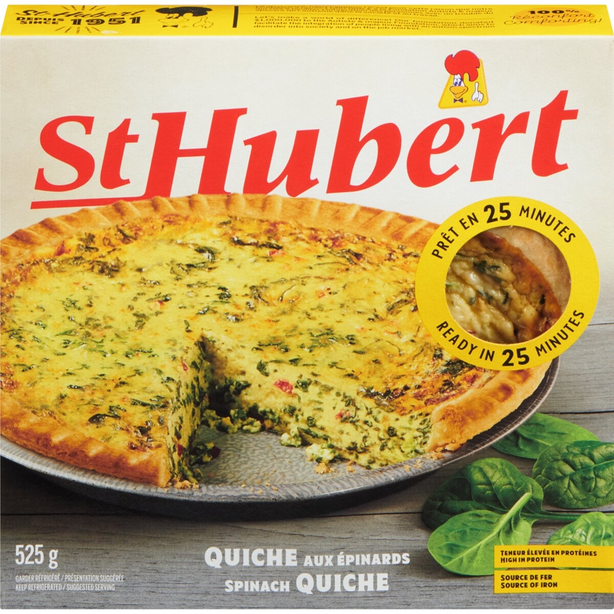 Quiche aux Épinards