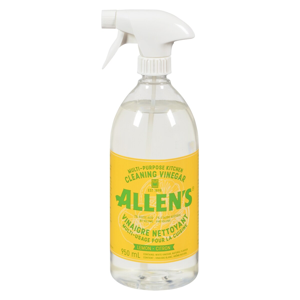 Vinaigre Nettoyant au Parfum Naturel de Citron