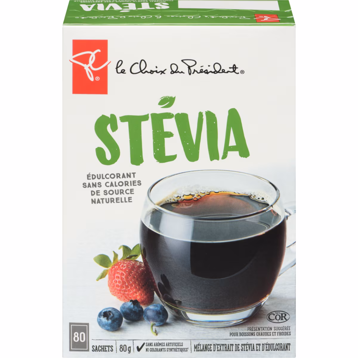 Sachets d'édulcorant Stevia